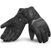 SHUA THERMAL THAW Moto Luvas Preto Cinza